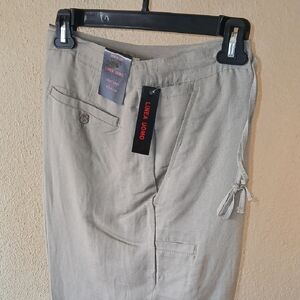 Gray Chinos with Draw String Waistband and Relaxed Fit